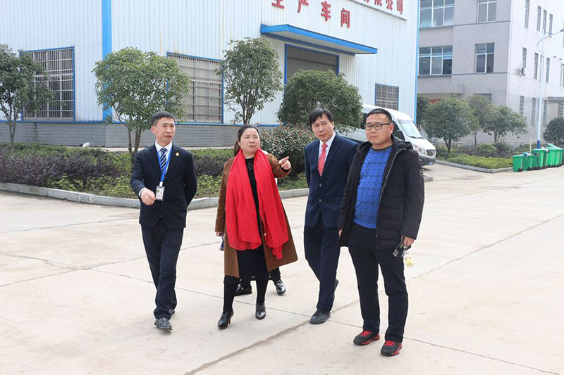 参观公司厂区